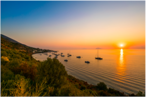 sunrise in sicily