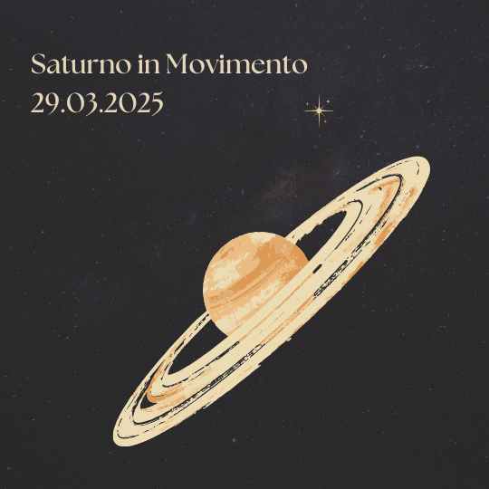 saturno in movimento